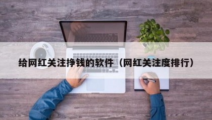 给网红关注挣钱的软件（网红关注度排行）
